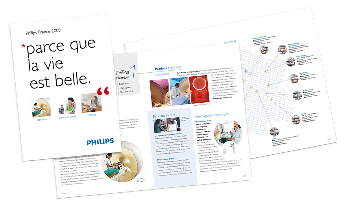 Philips Corporate - brochure proposal